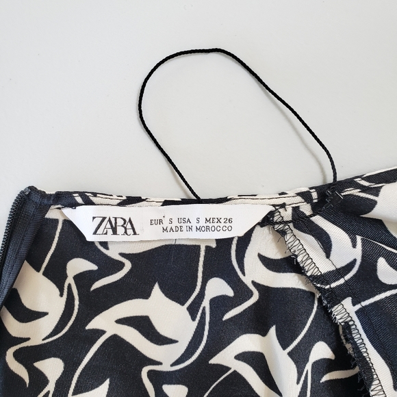 NWOT- Zara Printed Midi Dress - Picture 8 of 9